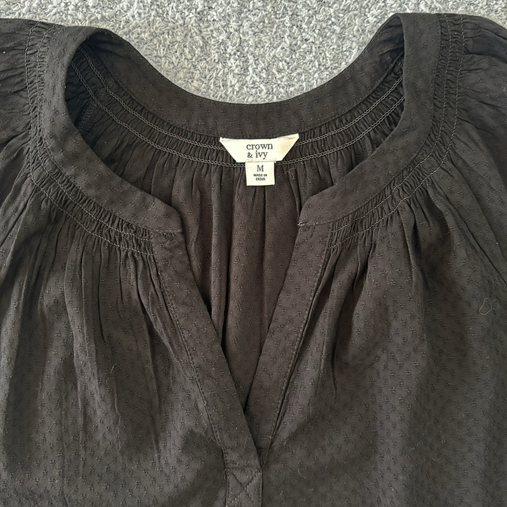 Crown and Ivy Peasant top size M - Picture 6 of 7